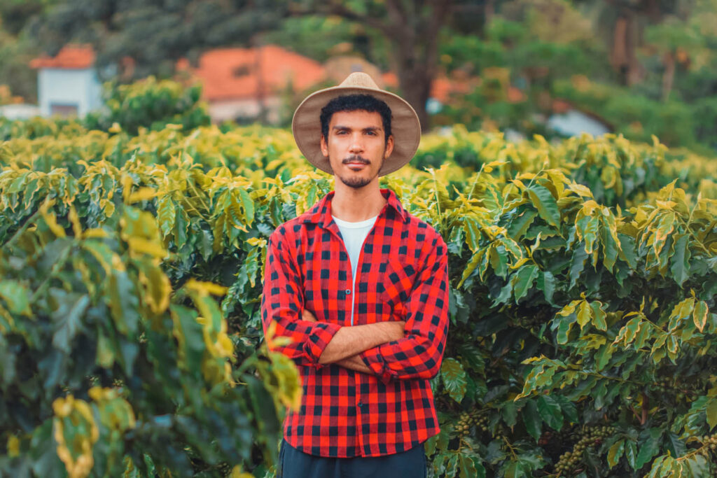 Farmer with hat